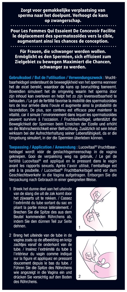 Lucovitaal Vruchtbaarheidsgel 5 ML 5st