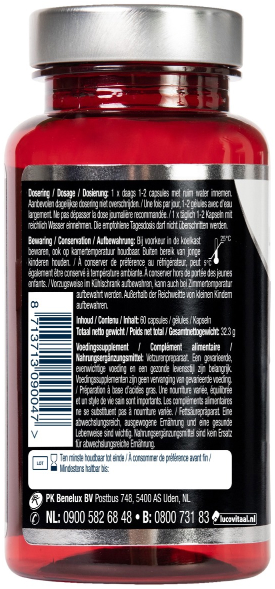 Lucovitaal Vegan Omega-3 Microalgen 60 Capsules