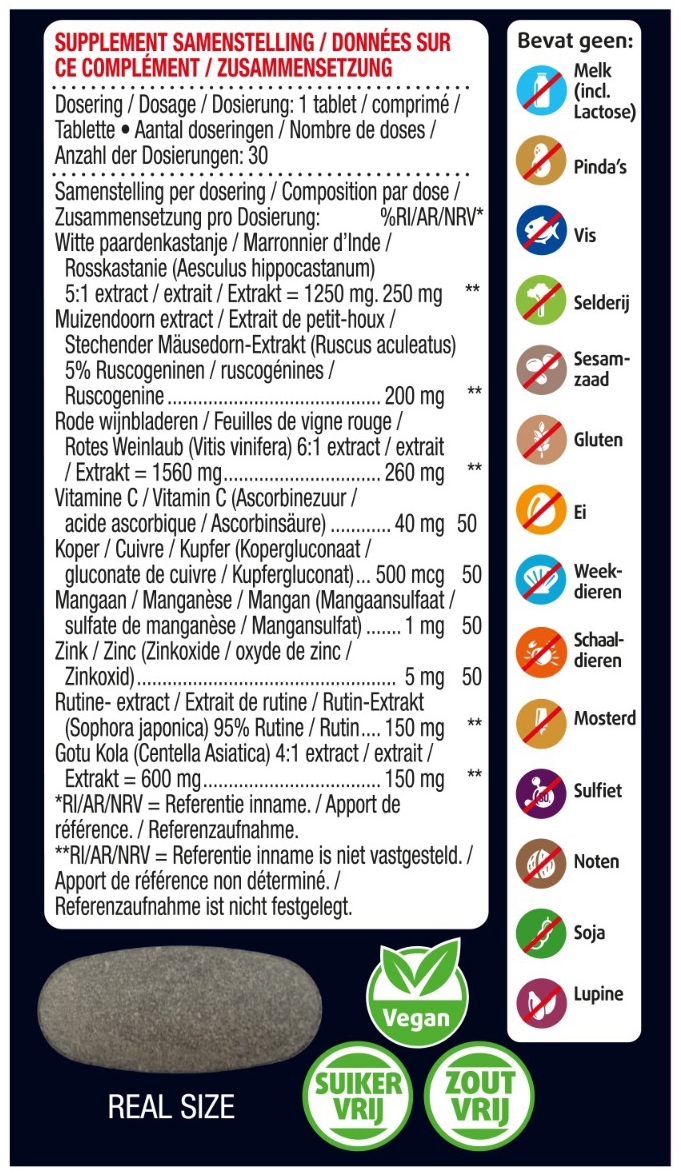 Lucovitaal Benen & Aderen Complex 30 Tabletten