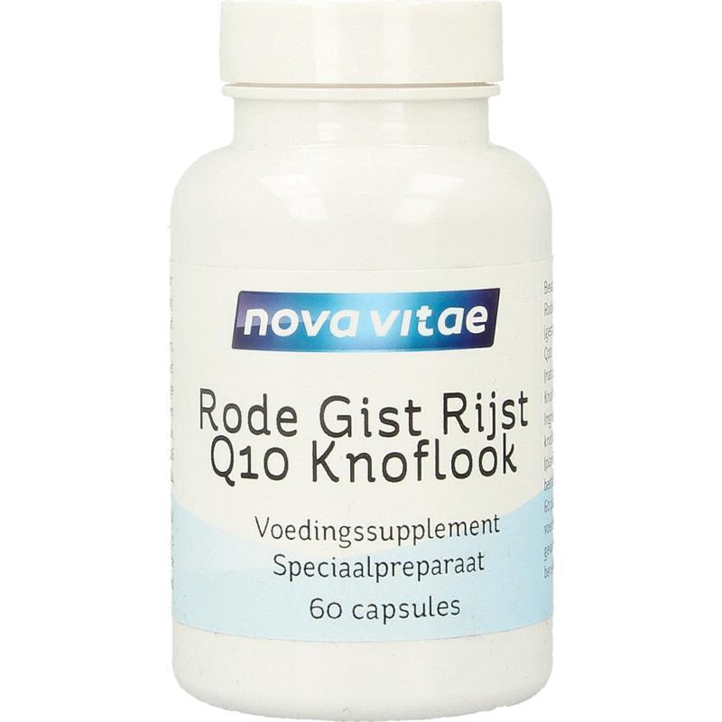 Rode Gist Rijst + Q10 + Knoflook 60 Vegicaps