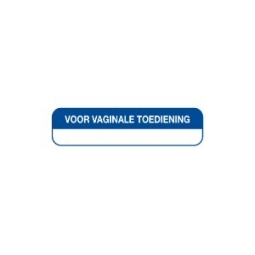 Strooketiket voor vaginale toediening 44X11mm 750 1