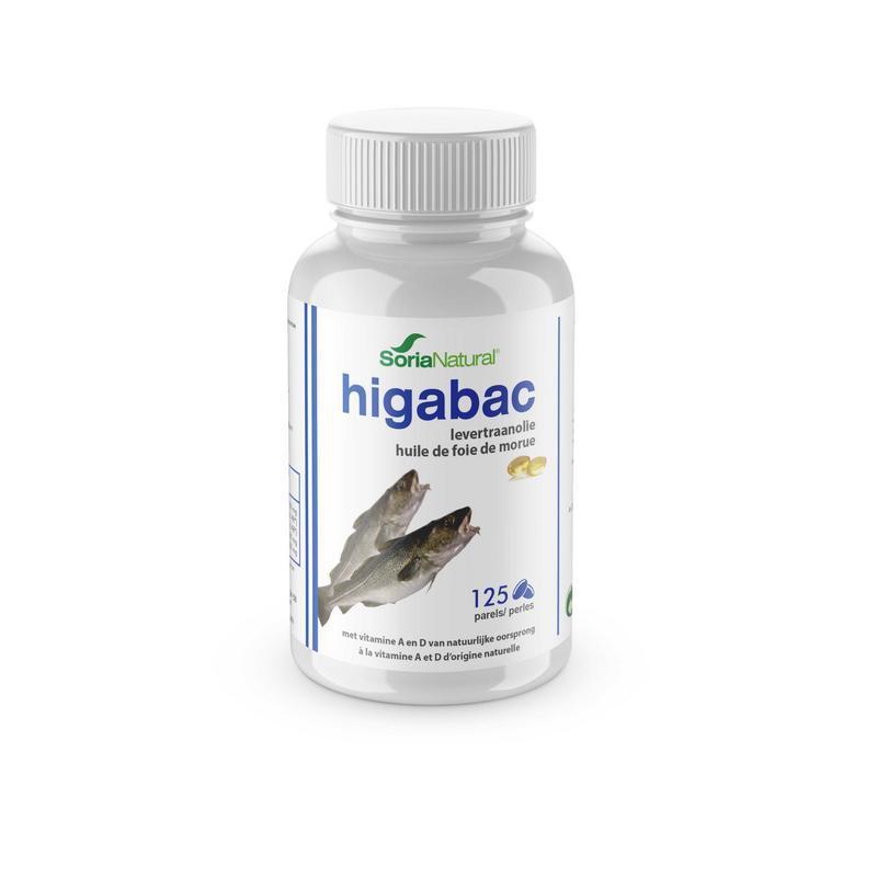 Higabac levertraanolie 60 Softgels