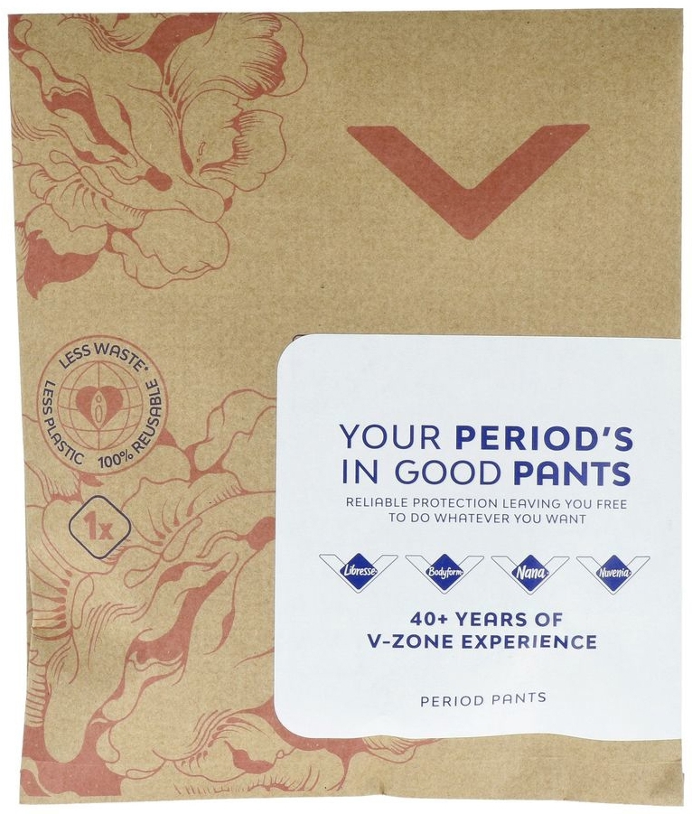Libresse IntimaWear Wasbaar Menstruatie Ondergoed Zwart S 1 stuk