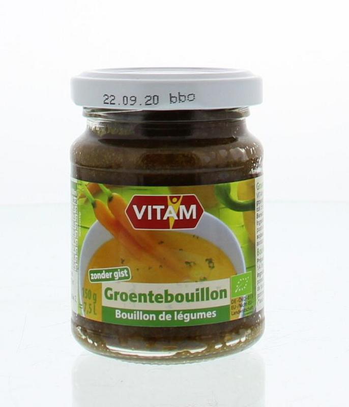 Groentebouillon zonder gist bio 150G