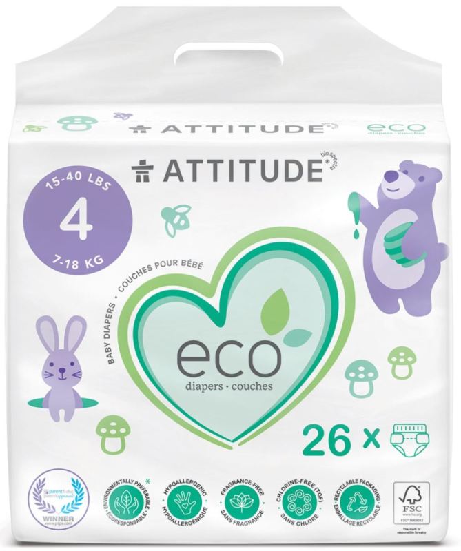 Eco Luiers Maat 4 (7-18kg) 26st