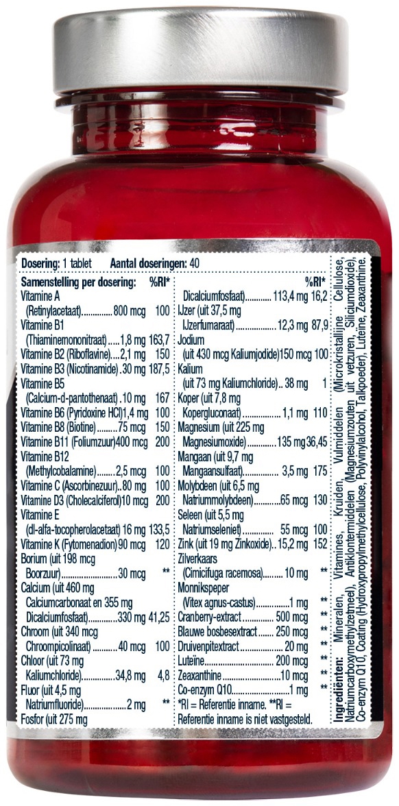 Lucovitaal Multi+ Compleet Vrouw 40 tabletten