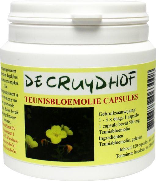 De Cruydhof Teunisbloemolie 120cap
