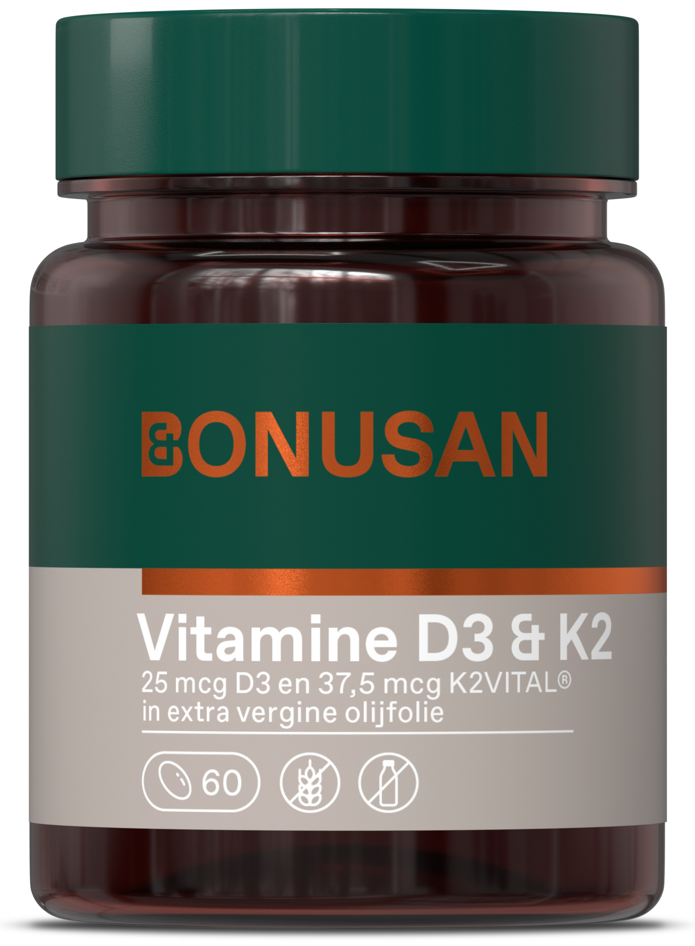 Bonusan Vitamine D3 & K2 60 Softgels