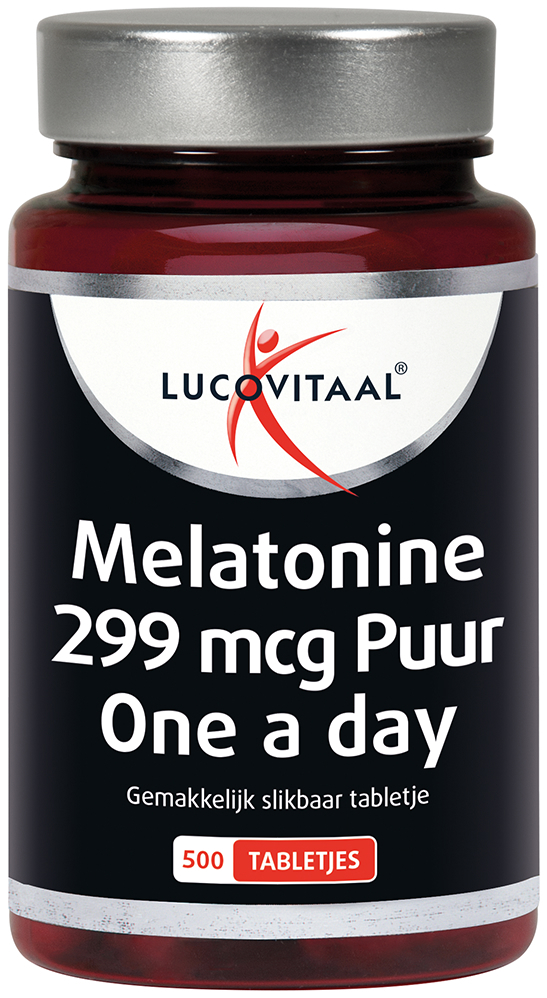 Lucovitaal Melatonine Puur 299 MCG 500 Tabletten