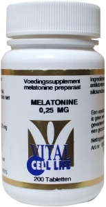 Melatonine 0.25mg 200 tabletten