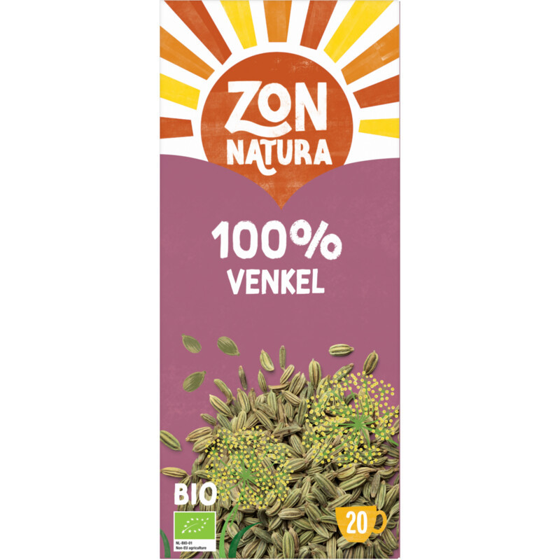 Thee 100% Venkel Kruideninfusie 20 stuks