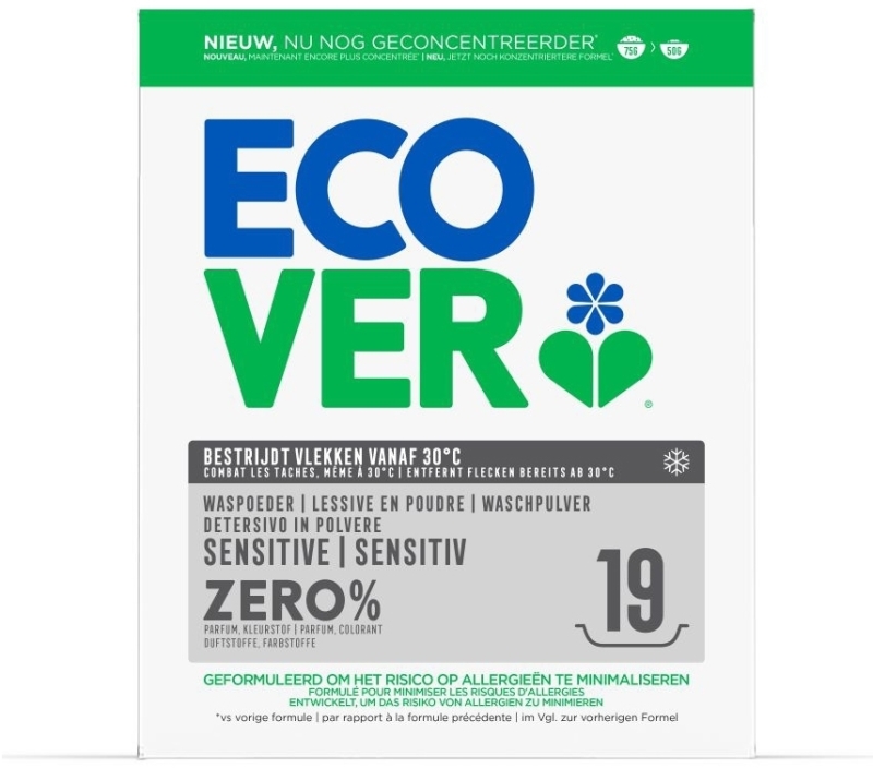 Ecover Waspoeder Uni Zero 950gr