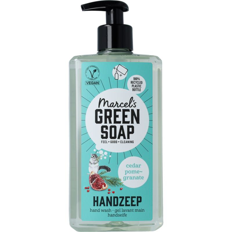 Marcel's Green Soap Handzeep Cedar & Granaatappel 500 ml