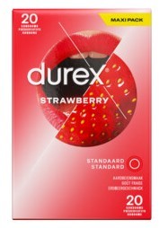 Aardbeien Condooms 20 Stuks