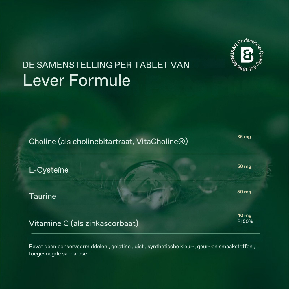Bonusan Lever Formule 60 Tabletten