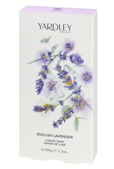 English Lavender Luxe Zeep 3x100 Gram