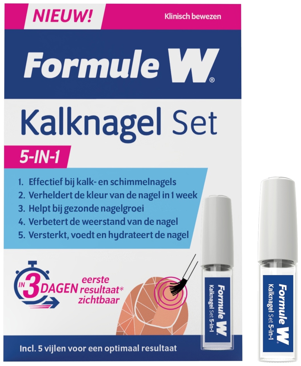 Formule W Kalknagelset 5-in-1 4 ml