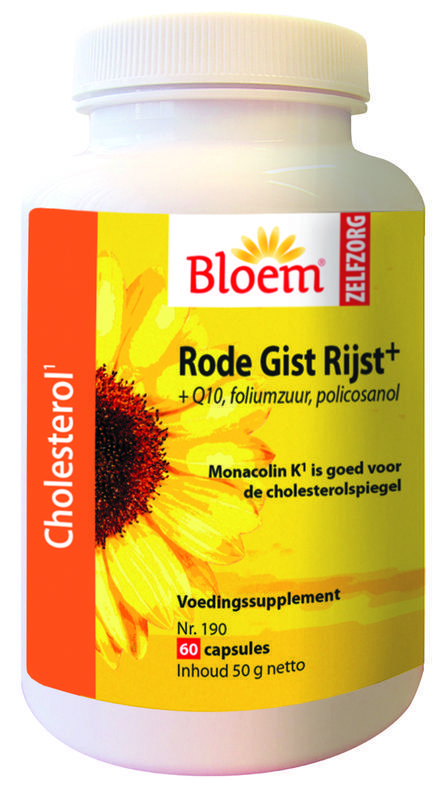 Rode Gist Rijst+ 60 capsules