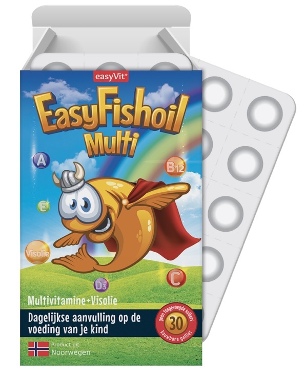 Easyfishoil Multi 30 kauwtabletten