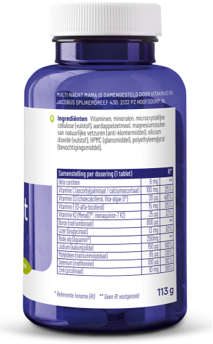 Vitakruid Multi Nacht Mama 90 Tabletten