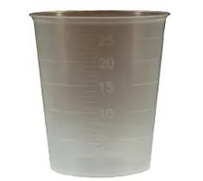 Inneem/maatbekers PP 25/30ml 3750 Stuks