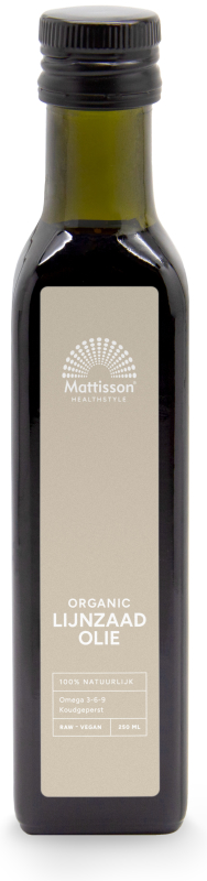 Mattisson Absolute Biologische Lijnzaadolie Raw 250 ML