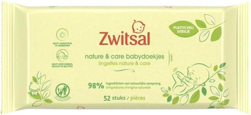 Nature & Care Babydoekjes 52 Stuks