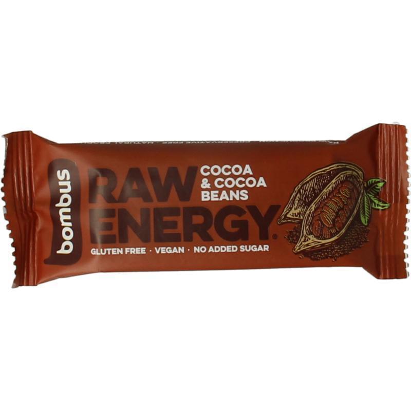 Raw Energy Bar Cocoa & Cocoa Beans 50 Gram