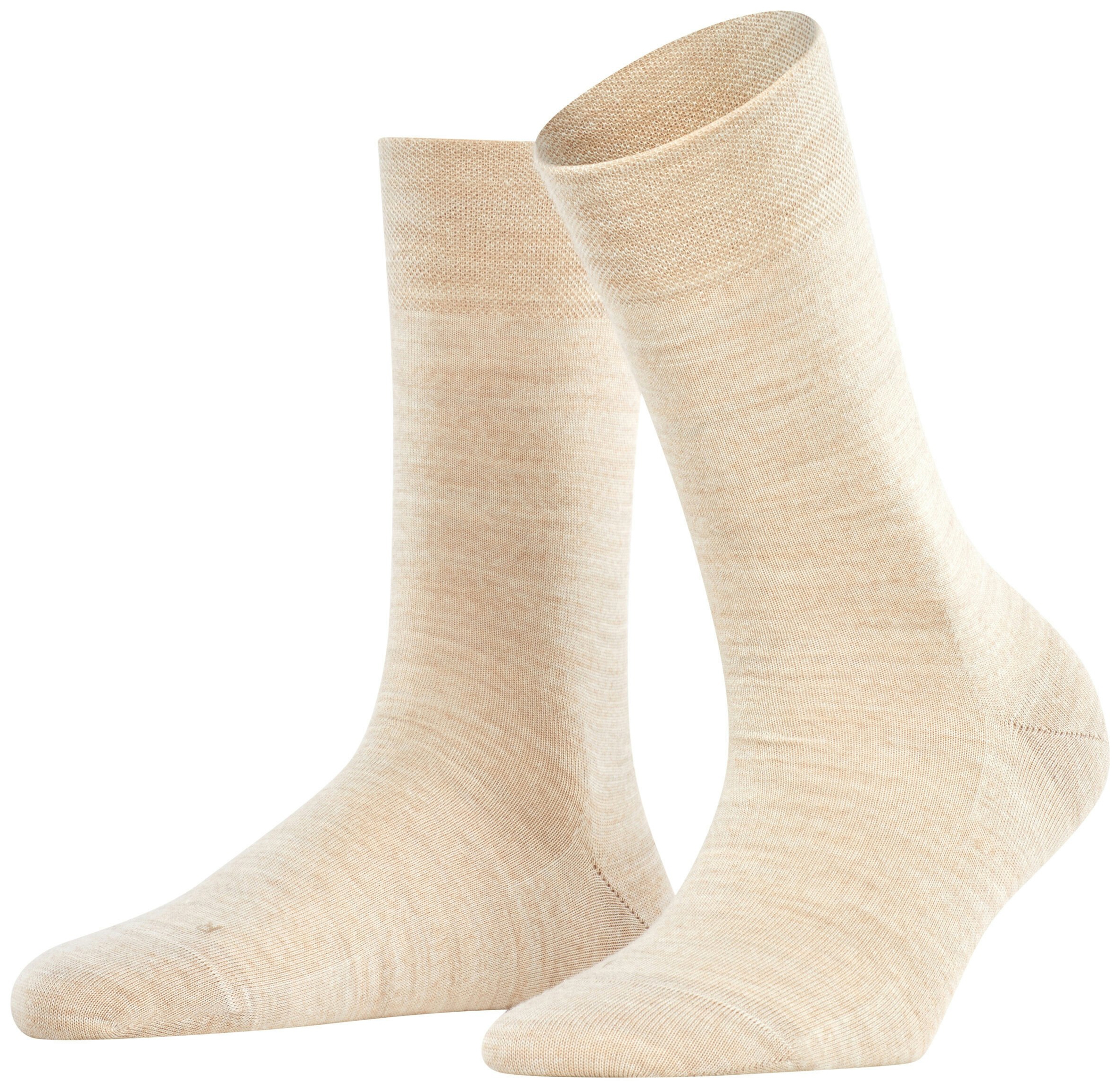 FALKE Dames Sensitive Berlin Sokken Beige