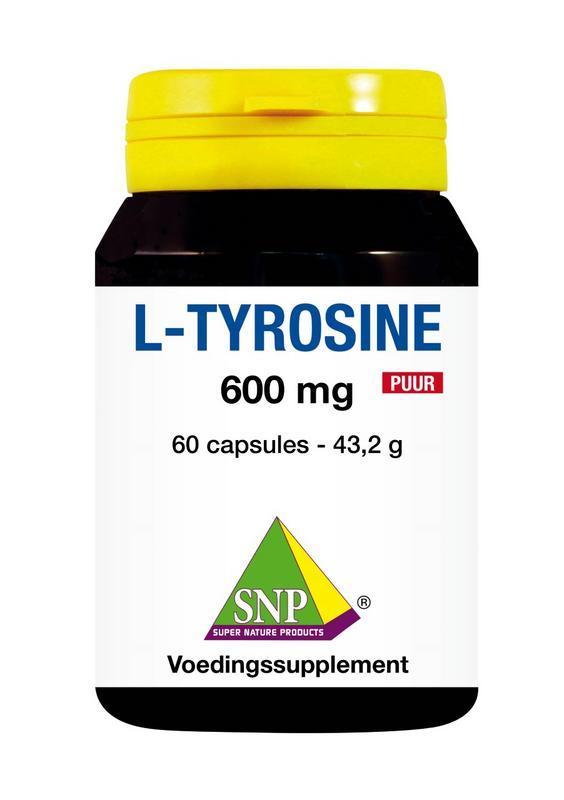 L-Tyrosine 600 MG Puur 60 Capsules