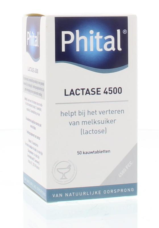 Lactase 4500 Aardbei  50 kauwtabletten