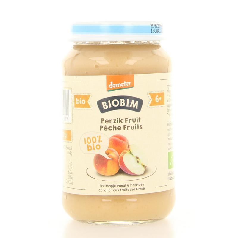 Perzik Fruit Bio Demeter 6 Maanden 190 Gram