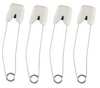 Veiligheidsspeld Snap-Lock Groot 12 stuks