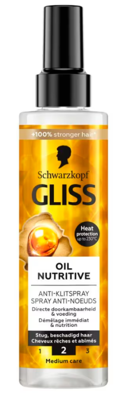 Oil Nutritive Anti-klitspray Stug Beschadigd Haar 200 ML