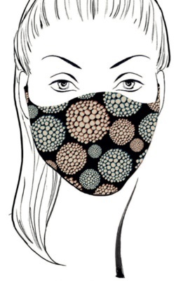 Dnl Mondkapje Balls Black One Size - Uitwasbaar 1 stuks