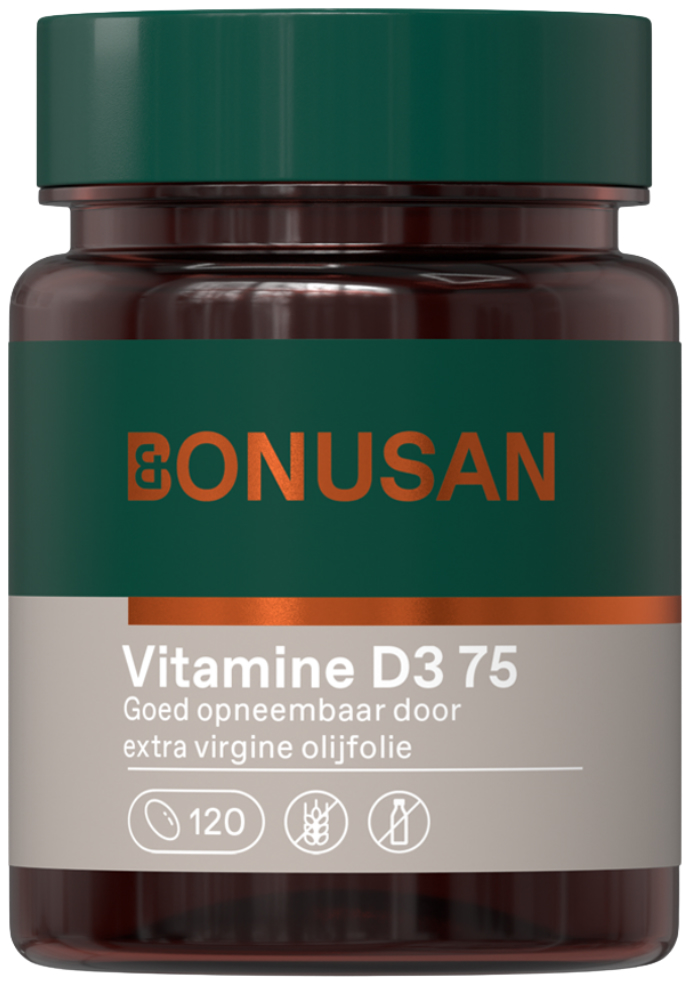 Bonusan Vitamine D3 Forte 75 120 Softgels