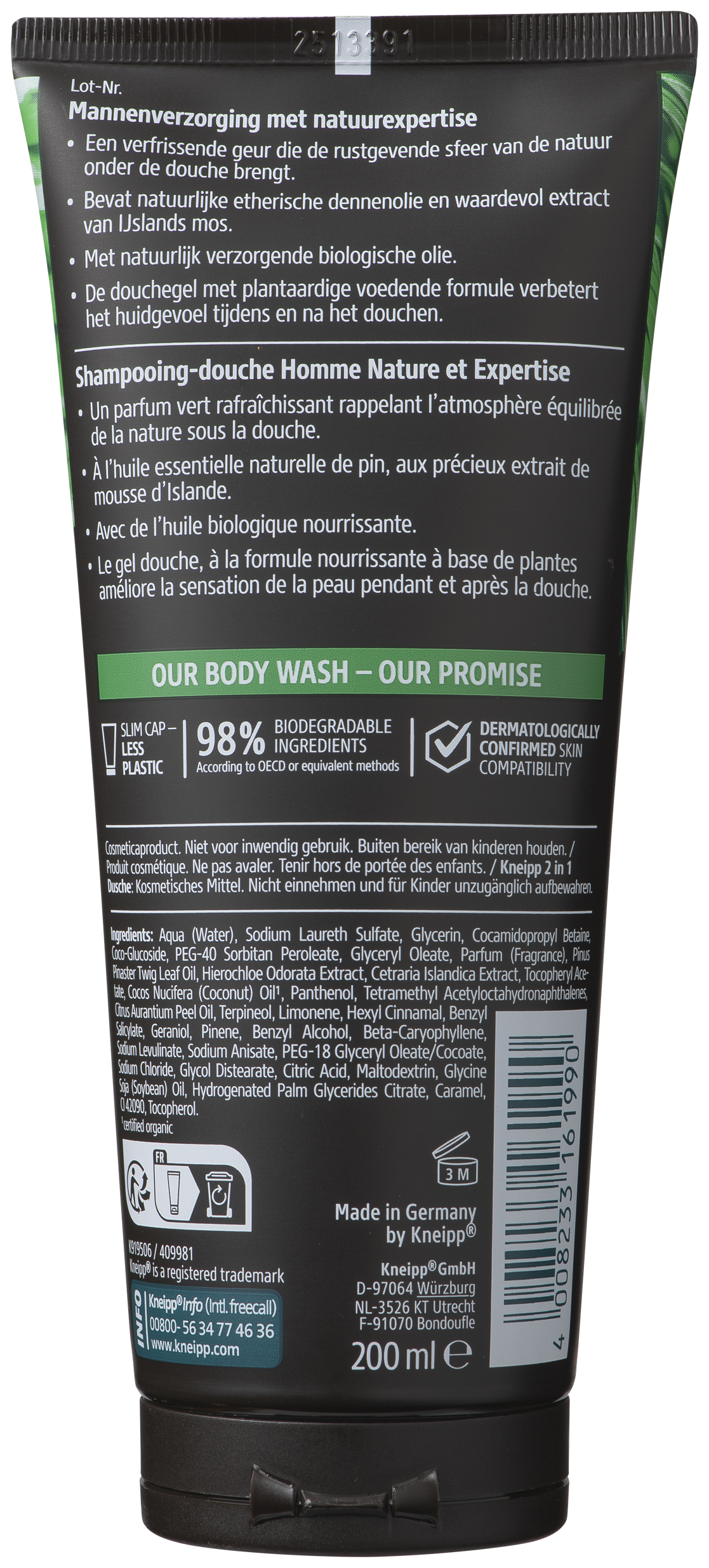 Kneipp Douche 2-in-1 Nature 200 ML
