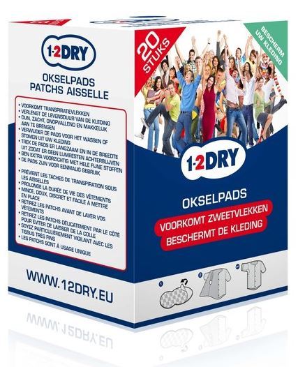 Okselpads Large Wit 20st