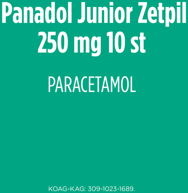 Panadol Junior Zetpillen 250 MG Voor Kinderen Van 1 Tot 6 Jaar 10 Zetpillen