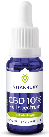 Vitakruid CBD Olie 10% Full spectrum 10ml