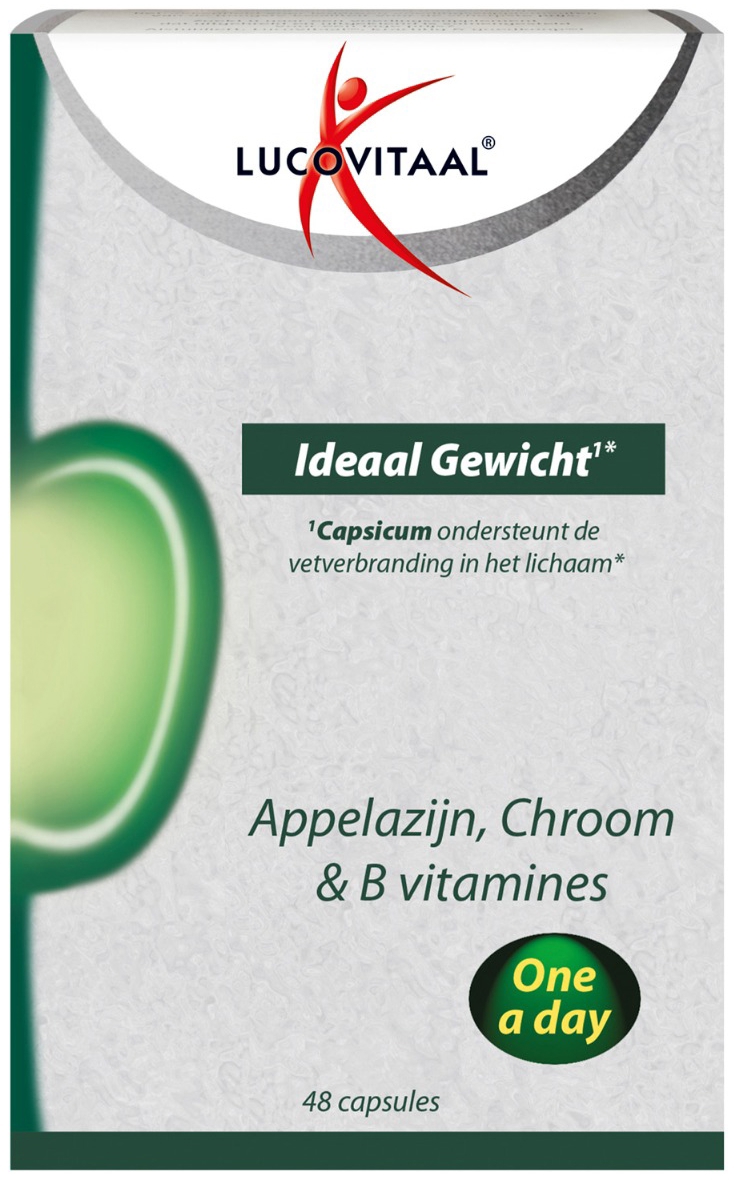 Lucovitaal Ideaal Gewicht Appelazijn 48 Capsules