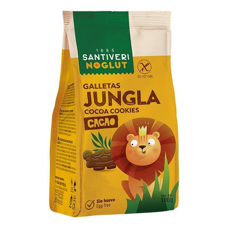 Jungle koekjes cacao glutenvrij 100g