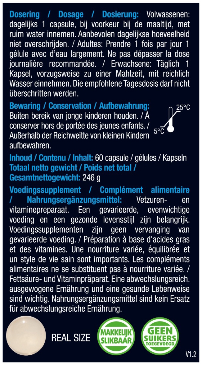 Lucovitaal Ijslands Levertraan 60 capsules
