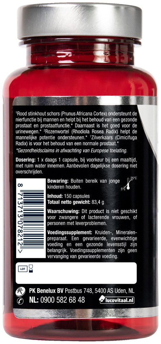Lucovitaal Prostaat, Potentie & Urinewegen 150 caps