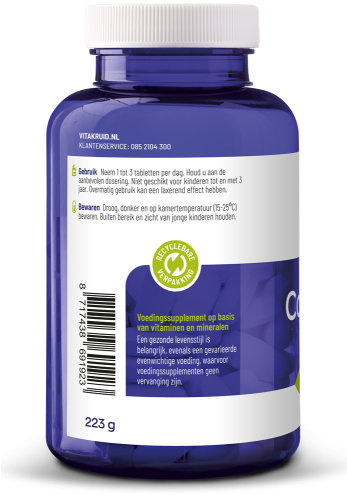 Vitakruid Calcium 400 & D3 uit Rode Alg 90 Kauwtabletten