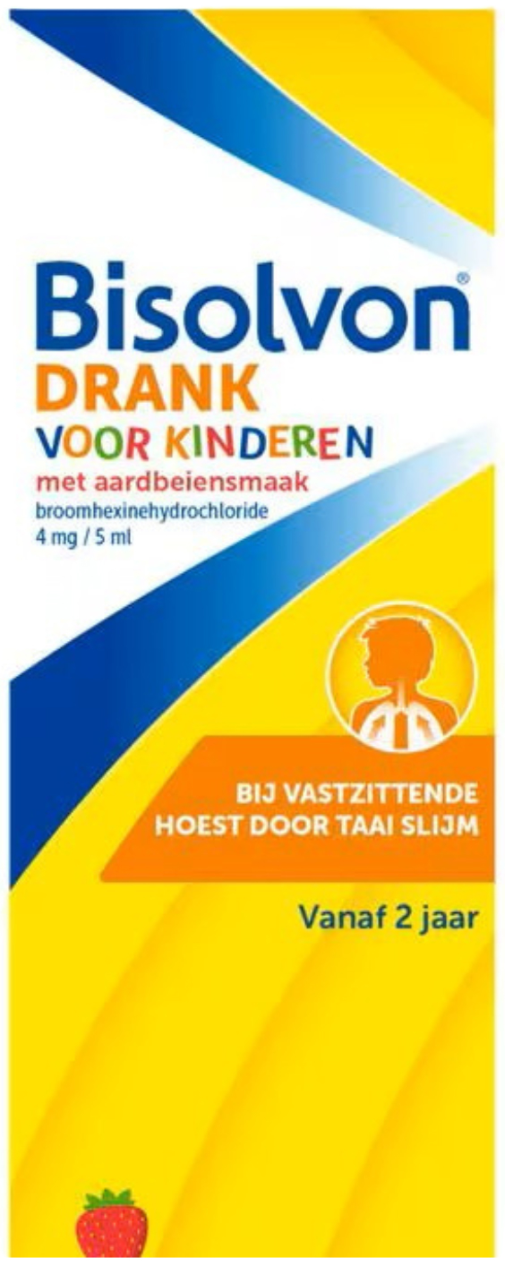 4 mg/5 ml Hoestdrank Kind Aardbei 100 ML