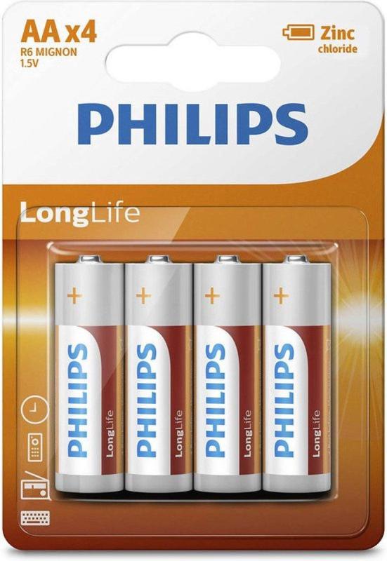 Longlife AA Batterijen 4 stuks