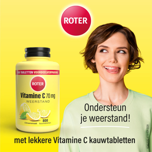 Roter Vitamine C 70mg Citroen 800 stuks