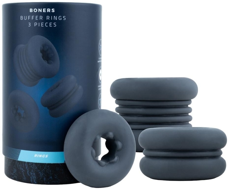 Buffer Ringen Blauw 3 St 3st