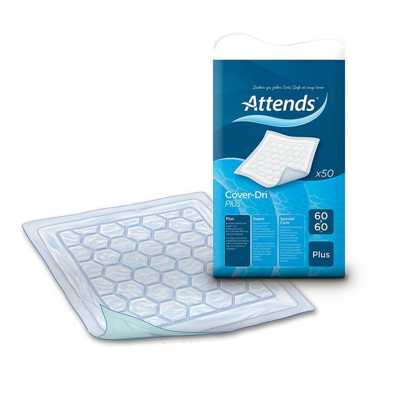 Attends Cover-Dri Plus 60 x 60 50stuks